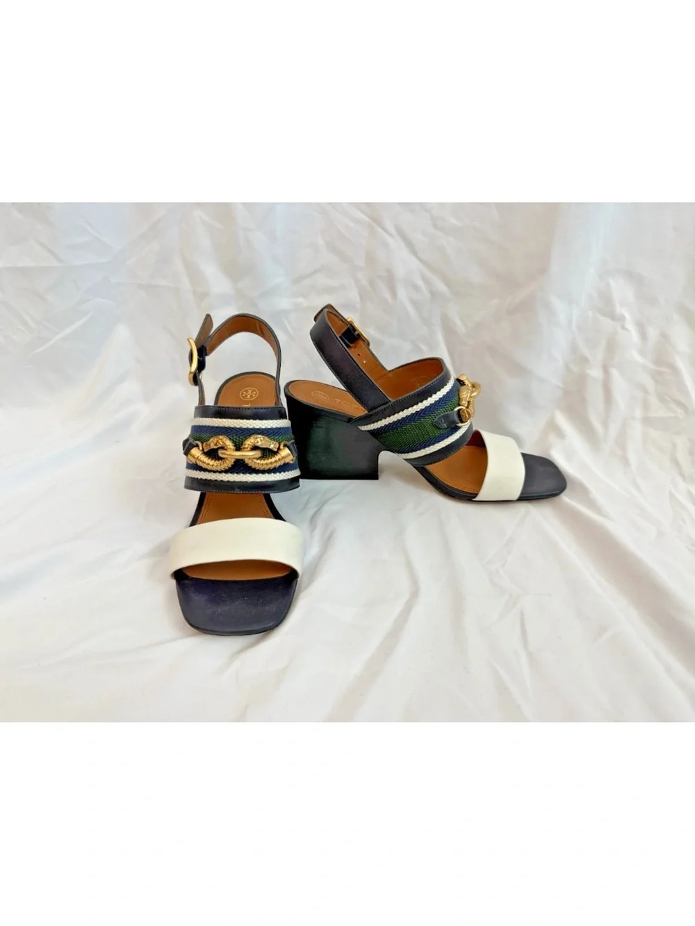 Tory Burch Jessa Block Heel Sandal - Size 8.5 NWB